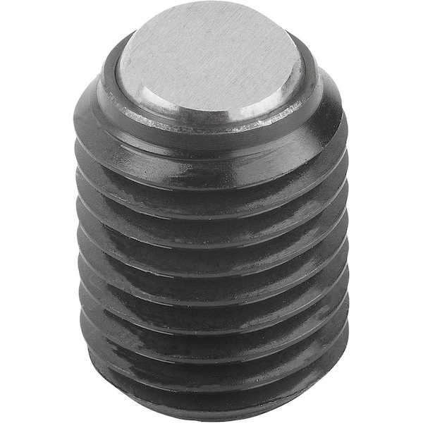 Kipp Ball-End Thrust Screw Without Head, Form:B M16X1, 5, L2=20, Comp:Steel K0382.21620 - main